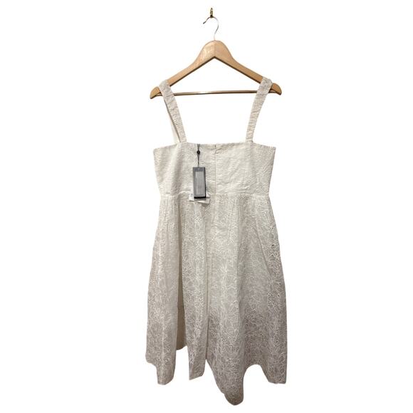 FRENCH‎ CONNECTION Evelyn Sleeveless Lace Midi Dress Size 12 - Picture 9 of 9